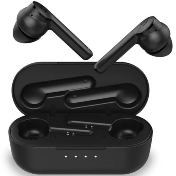 Auriculares bluetooth hiditec vesta con estuche de carga/ autonomía 8h/ negros