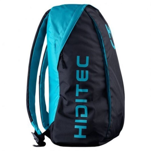 Mochila Hiditec Urbanpack Back10002 para Portátiles hasta 15.6"/ Impermeable/ Negra y Azul - Imagen 2