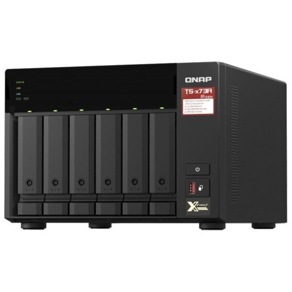 Nas qnap ts-673a-8g/ 6 bahías 3.5"- 2.5"/ 8gb ddr4/ formato torre - Imagen 2