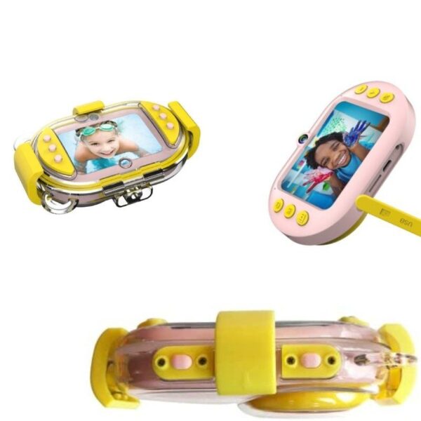 Cámara digital deportiva agfaphoto realikids cam waterproof/ 16mp/ rosa/ incluye tarjeta micro sd 8gb - Imagen 3