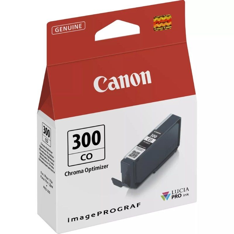 Cartucho de tinta original canon pfi-300/ optimizador cromático