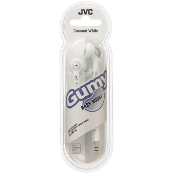 Auriculares intrauditivos jvc ha-f160-w-e/ jack 3.5/ blancos - Imagen 2