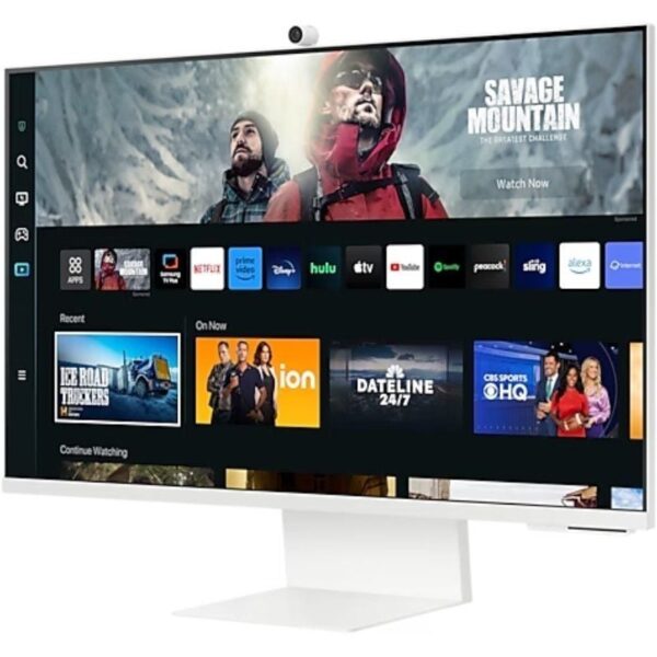 Smart monitor samsung m8 s32cm801uu 32"/ 4k/ smart tv/ webcam/ multimedia/ regulable en altura/ blanco - Imagen 2