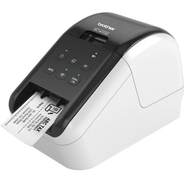 Impresora de Etiquetas Brother QL-810WC/ Térmica/ Ancho etiqueta 62mm/ USB-WiFi/ Blanca y Negra - Imagen 2