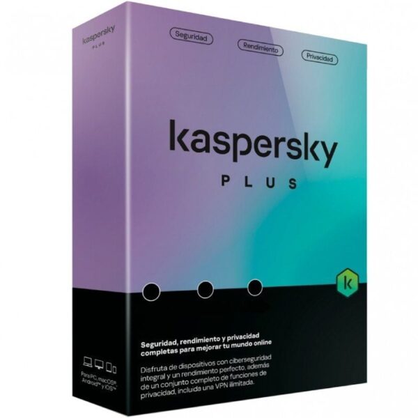 Antivirus Kaspersky Plus/ 1 Dispositivo/ 1 Año