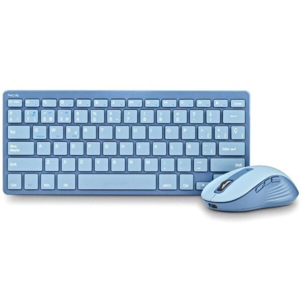 Teclado y Ratón Inalámbricos NGS Fantasy Kit Blue/ Azul - Imagen 2