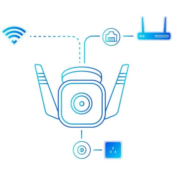 Cámara de Videovigilancia TP-Link Tapo TC65/ Visión Nocturna/ Control desde APP - Imagen 3