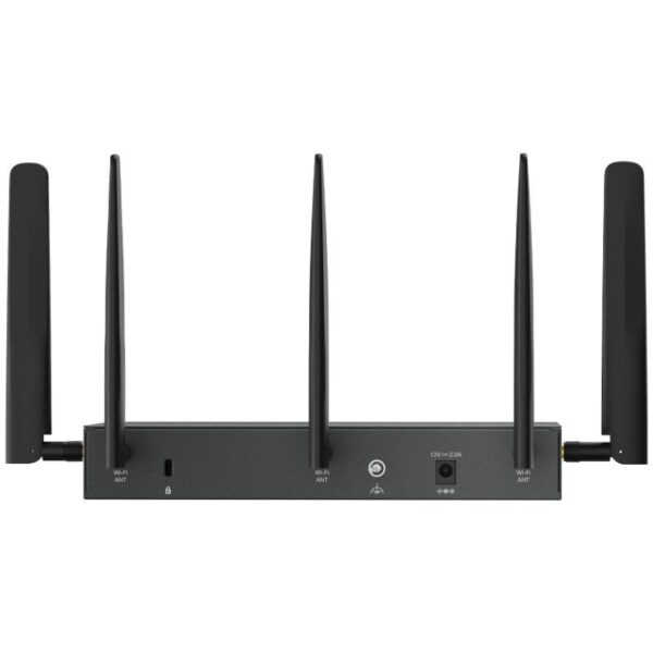 Router VPN 4G TP-Link Omada ER706W-4G/ WiFi 6/ 3000Mbps/ 2.4GHz 5GHz/ 5 Antenas/ WiFi 802.1Q - Imagen 3