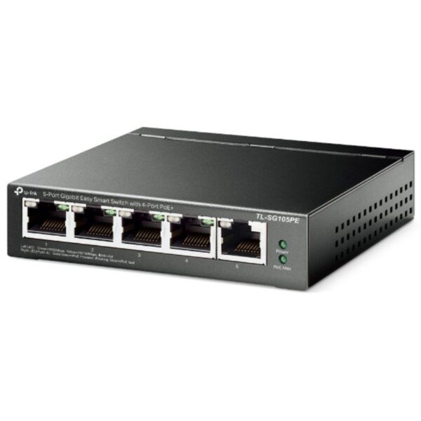 Switch TP-Link TL-SG105PE 5 Puertos/ RJ-45 10/100/1000 PoE - Imagen 2