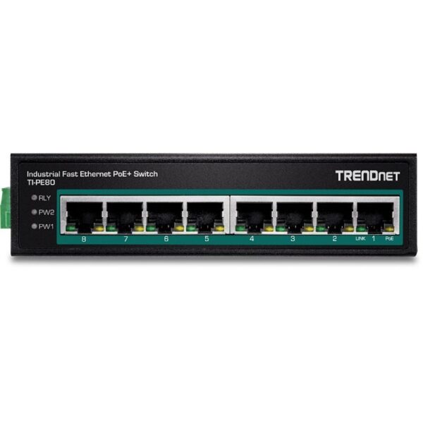 Switch TRENDnet TI-PE80 8 Puertos/ RJ-45 Gigabit 10/100 PoE - Imagen 2