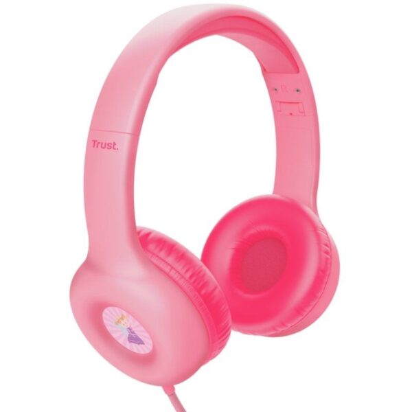 Auriculares Infantiles Trust Nouna Kids/ con Micrófono/ Rosas - Imagen 2