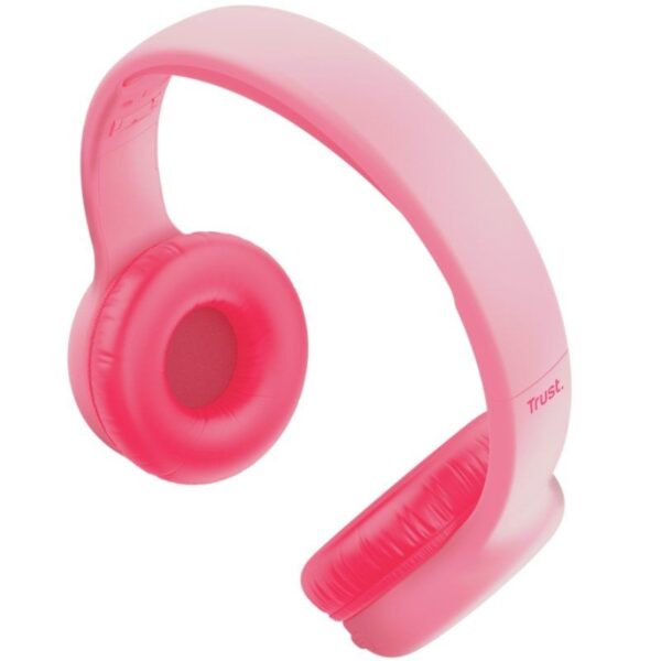 Auriculares Infantiles Inalámbricos Trust Nouna Kids/ con Micrófono/ Rosas - Imagen 3