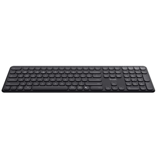 Teclado Compacto Inalámbrico por Bluetooth Trust Vaiya/ Negro - Imagen 2