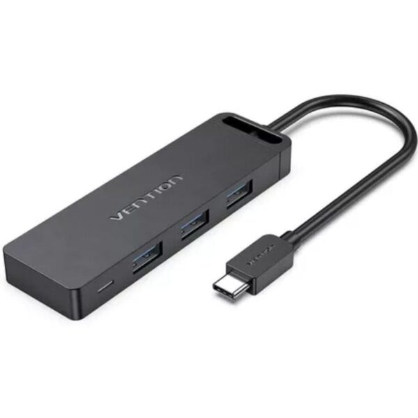 Hub USB Tipo-C Vention TGTBB/ 3xUSB/ 1xUSB Tipo-C/ 1x MicroUSB PD