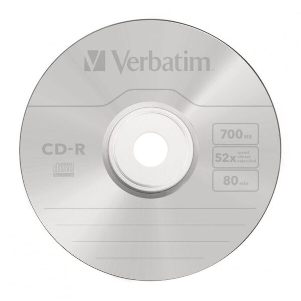 CD-R Verbatim Datalife 52X/ Tarrina-100uds - Imagen 2