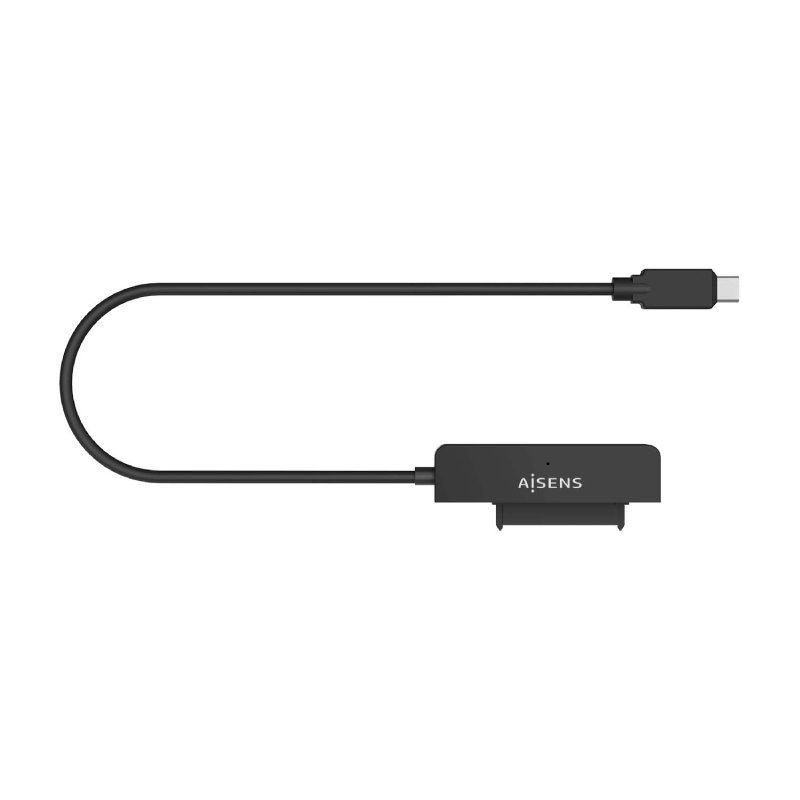 Adaptador para Discos Duros 2.5″ Aisens ASE-25C04B/ USB Tipo-C 3.1 Macho – SATA