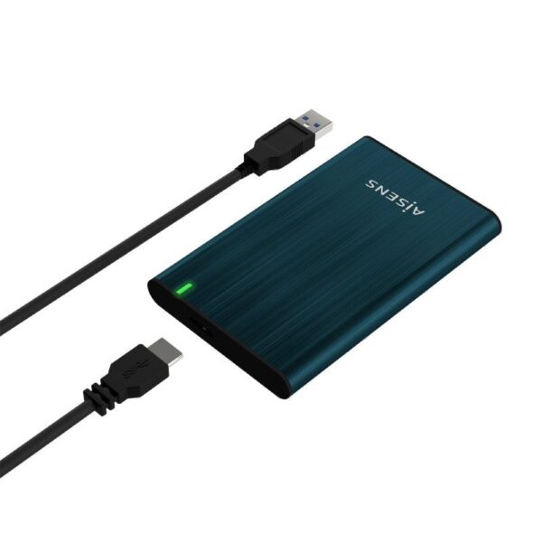 Caja Externa para Disco Duro de 2.5" Aisens ASE-2525PB/ USB 3.0/ Sin tornillos - Imagen 3