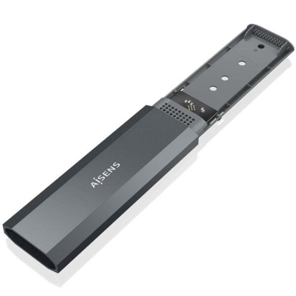 Caja Externa para Disco SSD M.2 NVMe Aisens ASM2-029GR/ USB 3.2/ Sin tornillos - Imagen 2