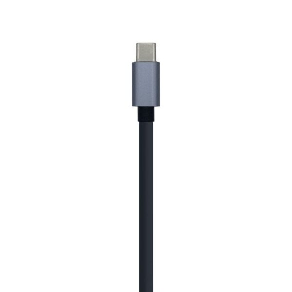 Hub USB Tipo-C Aisens A109-0396/ 3xUSB/ 1xRJ45/ Gris - Imagen 3