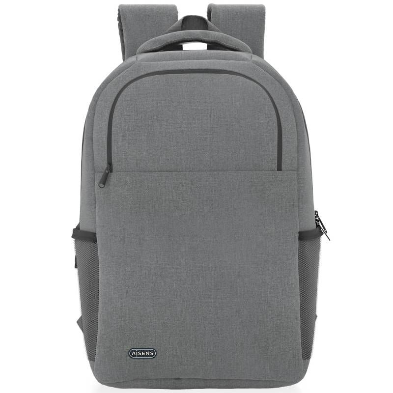 Mochila Aisens Premium ASBG-BP083-GR para Portátiles hasta 15.6″/ Gris