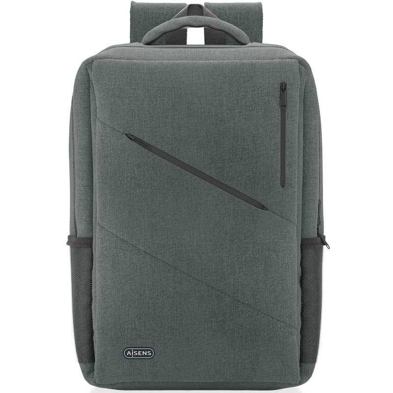 Mochila Aisens Urbana y de Oficina ASBG-BP085-GR para Portátiles hasta 15.6″/ Gris