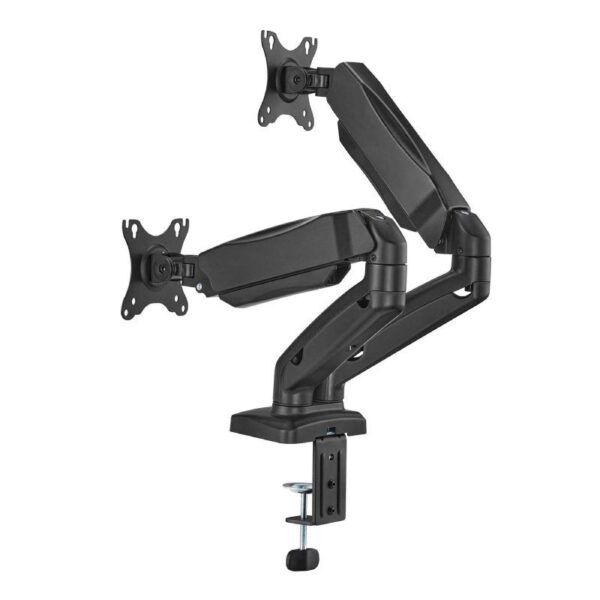 Soporte de Mesa con Contrapeso para 2 Monitores o TV Aisens DT32TSR-221/Giratorio/ Inclinable/ hasta 9kg - Imagen 2