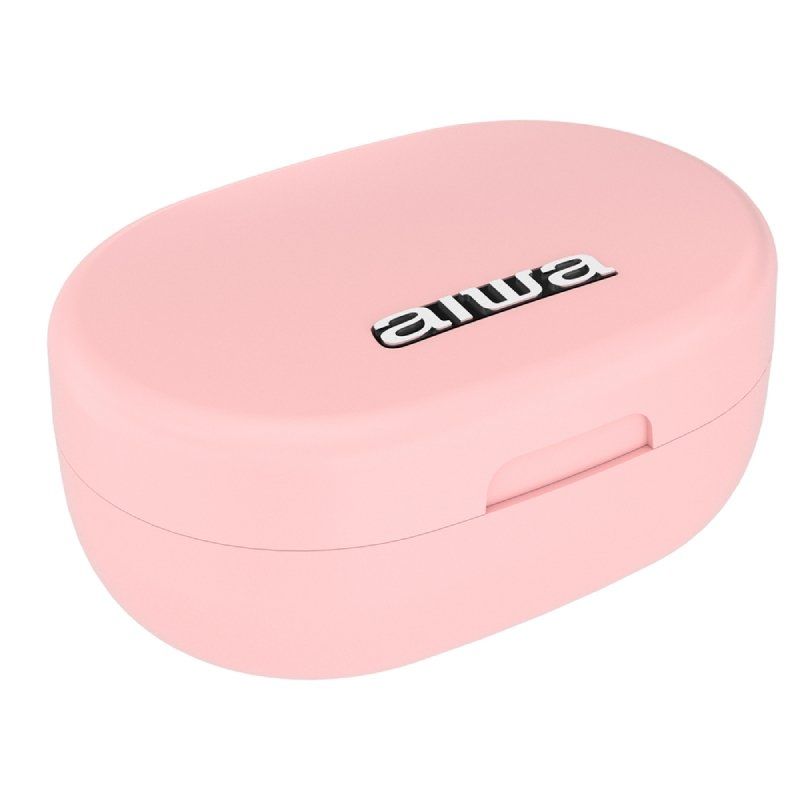 Auriculares Bluetooth Aiwa EBTW-150 con estuche de carga/ Autonomía 3h/ Rosas - Imagen 3