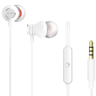 Auriculares Intrauditivos Aiwa ESTM-50WT/ con Micrófono/ Jack 3.5/ Blancos