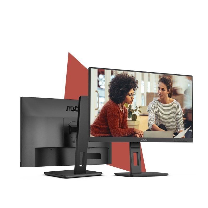 Monitor AOC 24E3QAF 23.8"/ Full HD/ Multimedia/ Regulable en altura/ Negro - Imagen 2
