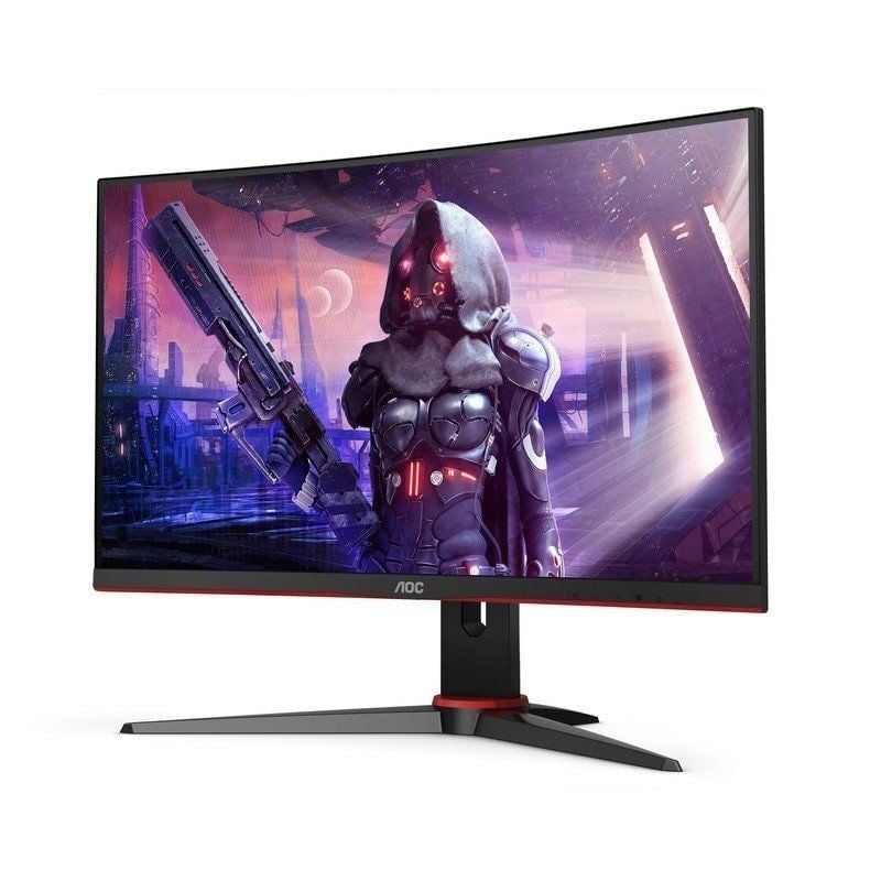 Monitor Gaming Curvo AOC C24G2AE 23.6"/ Full HD/ 1ms/ 165Hz/ VA/ Multimedia/ Negro - Imagen 3