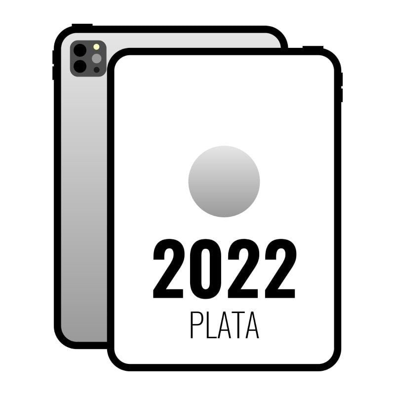 Apple iPad Pro 12.9″ 2022 6th WiFi Cell/ 5G/ M2/ 1TB/ Plata – MP253TY/A