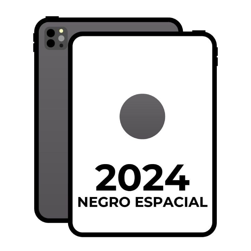Apple iPad Pro 13″ 2024 7th Wifi/ M4/ 256Gb/ Negro Espacial