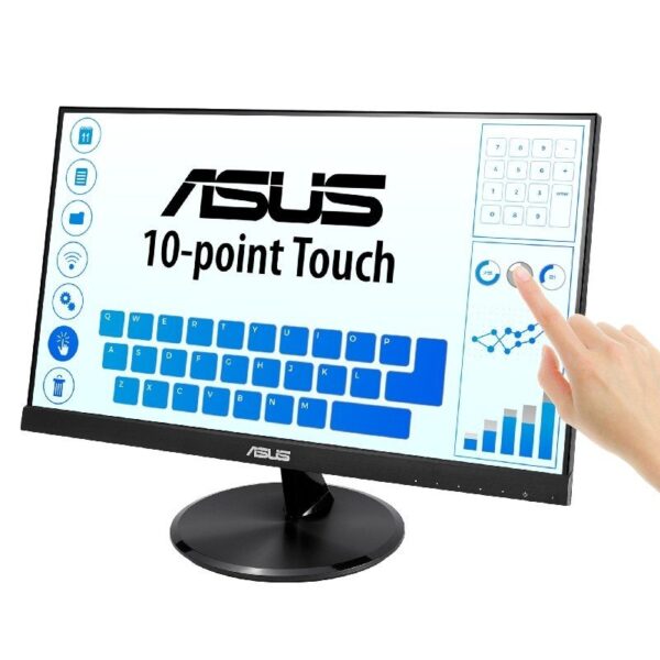 Monitor Profesional Táctil Asus VT229H 21.5"/ Full HD/ Multimedia/ Negro - Imagen 2