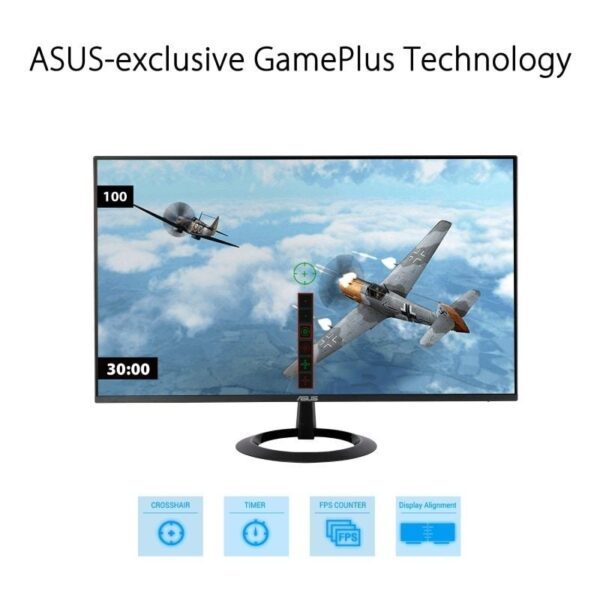 Monitor Gaming Asus VZ27EHF 27"/ Full HD/ 1ms/ 100Hz/ IPS/ Negro - Imagen 3