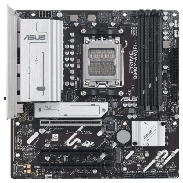 Placa Base Asus PRIME B840M-A WIFI Socket AM5/ Micro ATX - Imagen 2