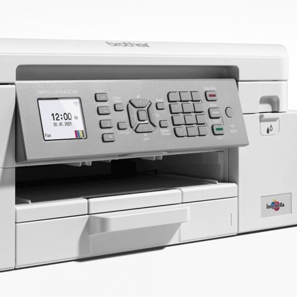 Multifunción Brother MFC-J4340DWE WiFi/ Fax/ Dúplex/ Blanca - Imagen 3