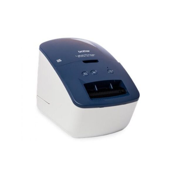 Impresora de Etiquetas Brother QL-600B/ Térmica/ Ancho etiqueta 62mm/ USB/ Azul y Blanca - Imagen 3