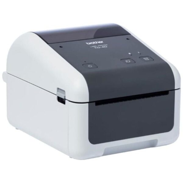 Impresora de Etiquetas y Tickets Brother TD-4410D/ Térmica/ Ancho etiqueta 108mm/ USB-RS232/ Blanca y Negra - Imagen 2