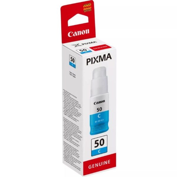 Botella de Tinta Original Canon GI-50/ Cian - Imagen 2