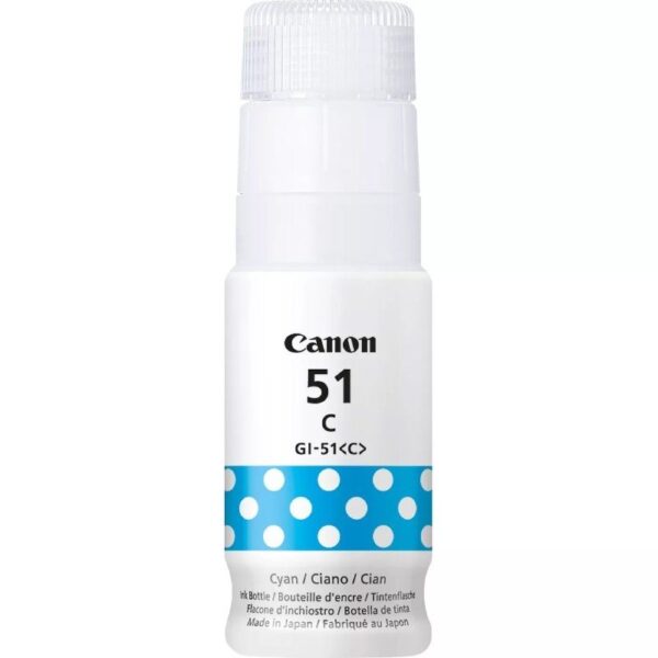 Botella de Tinta Original Canon GI-51/ Cian - Imagen 2