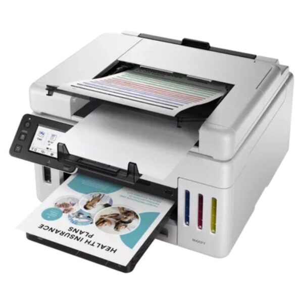 Multifunción Recargable Canon MAXIFY GX6550 MegaTank WiFi/ Dúplex/ Blanca - Imagen 3
