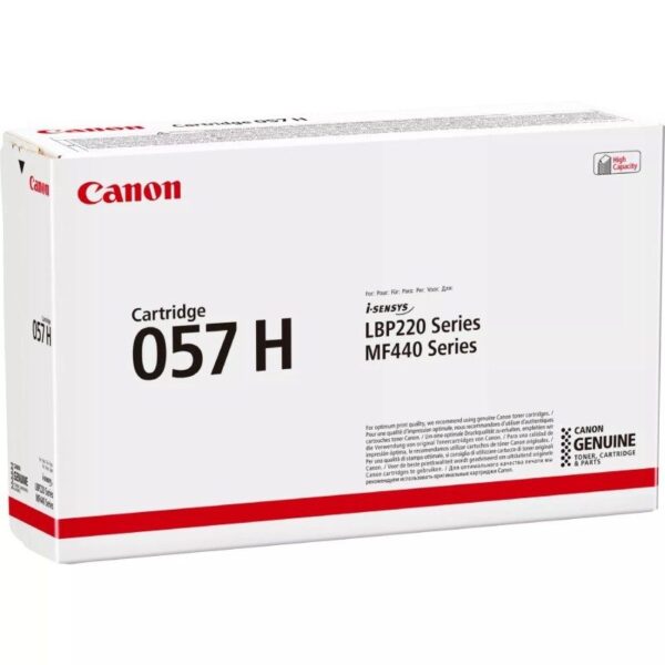 Tóner Original Canon i-SENSYS nº057H Alta Capacidad/ Negro - Imagen 2