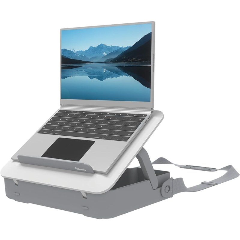 Maletín con Elevador Fellowes Breyta para Portátiles hasta 14″/ Blanco