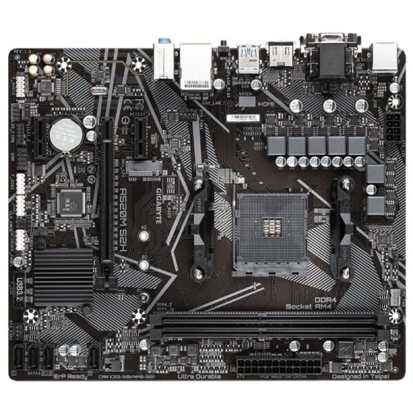 Placa Base Gigabyte A520M S2H Socket AM4/ Micro ATX - Imagen 2