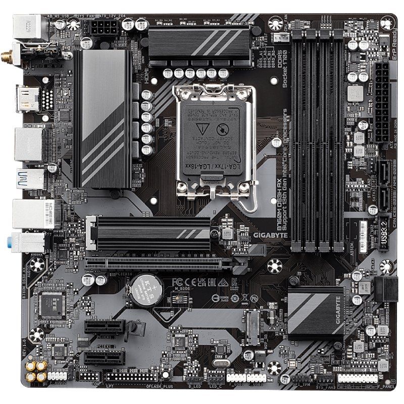Placa Base Gigabyte B760M DS3H AX Socket 1700/ Micro ATX - Imagen 2