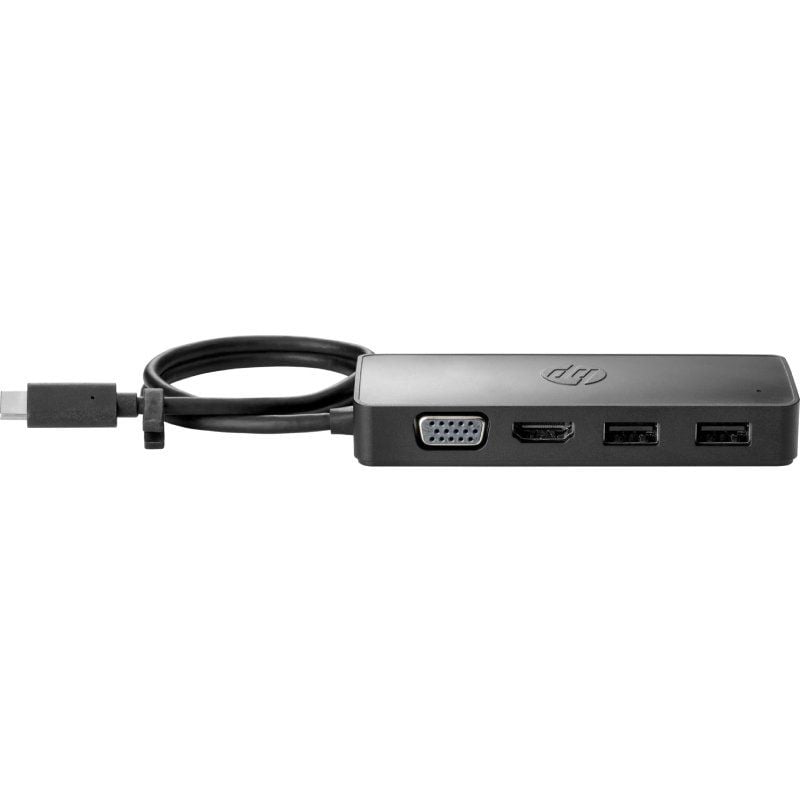 Docking USB 3.0 Tipo-C HP USB-C Travel G2/ 2xUSB/ 1xHDMI/ 1xVGA/ Negro - Imagen 2