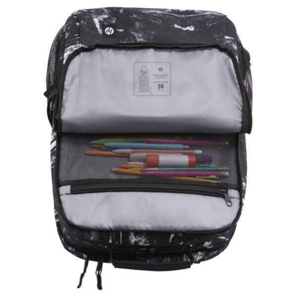 Mochila HP Campus XL 7J592AA para Portátiles hasta 16"/ Negra y Blanca - Imagen 2
