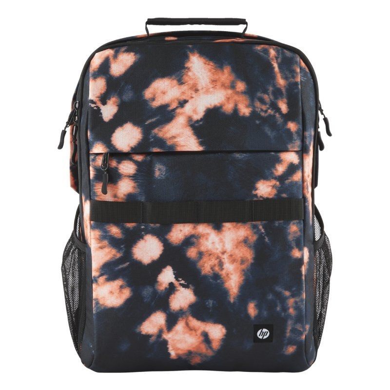 Mochila HP Campus XL 7J593AA para Portátiles hasta 16″/ Negra y Naranja
