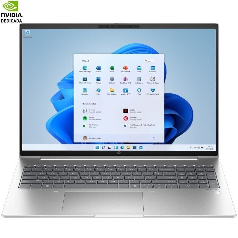 Portátil HP ProBook 460 G11 A37YVET Intel Core Ultra 7-155H/ 32GB/ 1TB SSD/ GeForce RTX 2050/ 16″/ Win11 Pro