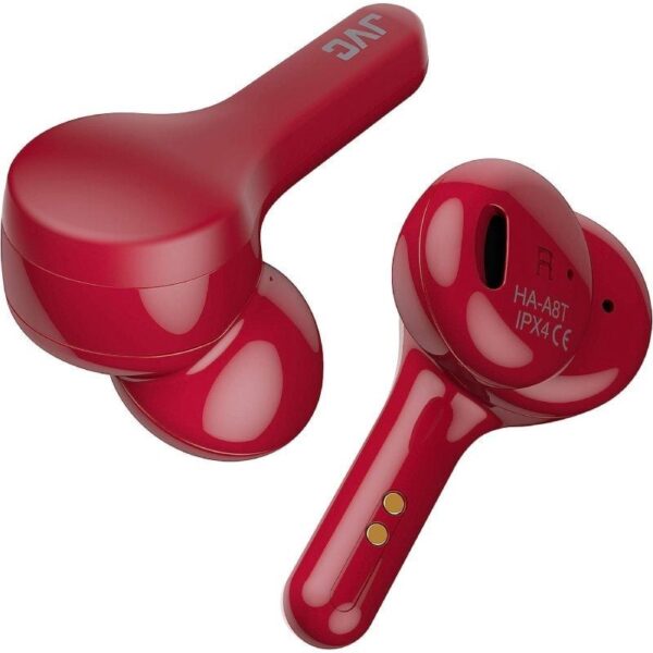 Auriculares Bluetooth JVC HA-A8T con estuche de carga/ Autonomía 6h/ Rojos - Imagen 2